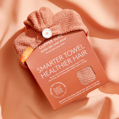 Aquis Anti Microbial Rapid Turban Copper